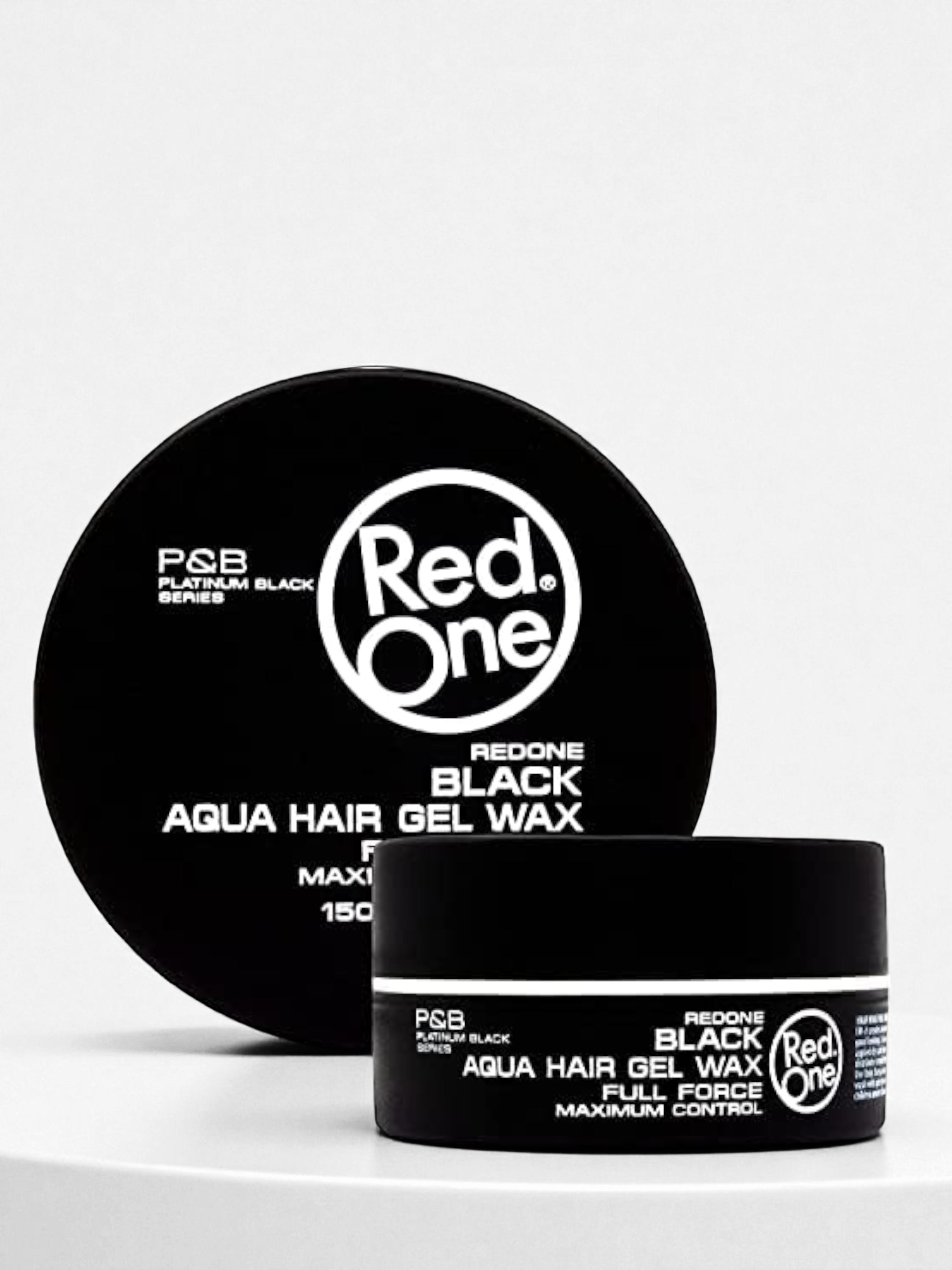 RED & ONE Redone Black Aqua Hair Gel Wax Full Force
