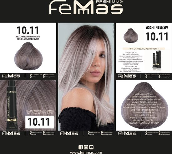 Femmas (10.11) - Haarverf - Lichtblond As Intensief - 100ml
