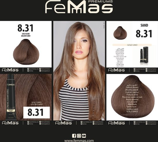 Femmas (8.31) - Haarverf - Goud Zand - 100ml