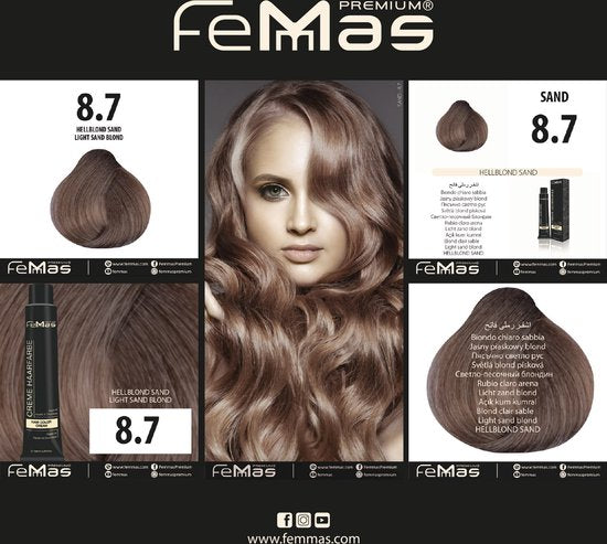 Femmas (8.7) - Haarverf - Lichtblond Zand - 100ml