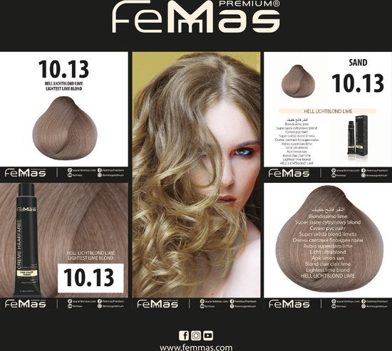 Femmas (10.13) - Haarverf - Lichtblond Limoen - 100ml