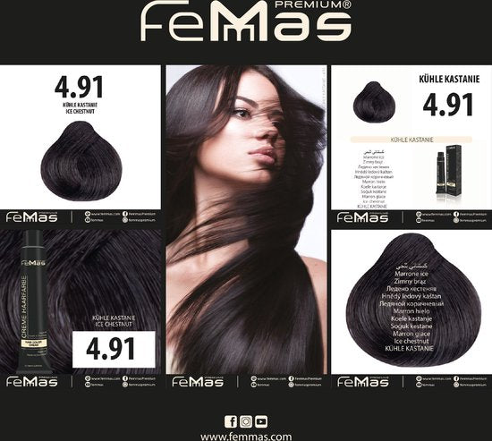 Femmas (4.91) - Haarverf - Medium goudbruin - 100ml