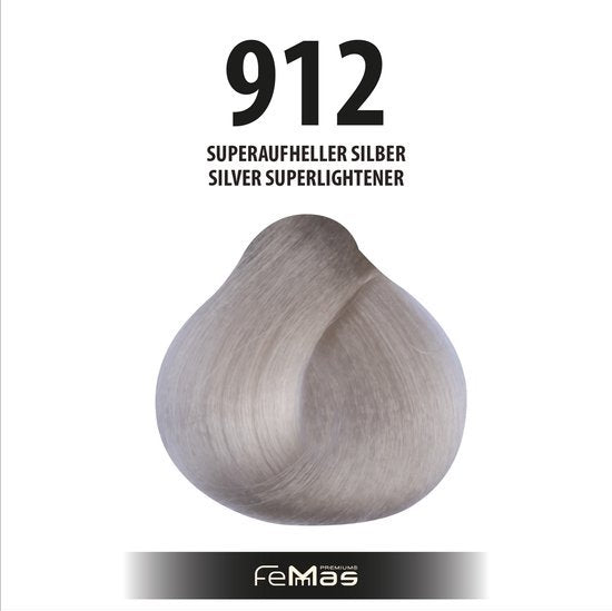 Femmas (912) - Haarverf - Super Brightener Zilver - 100ml