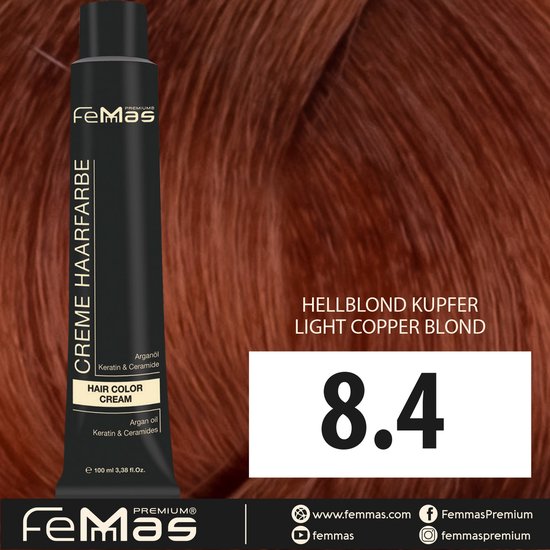Femmas (8.4) - Haarverf - Licht koperblonde haarkleuring 100ml