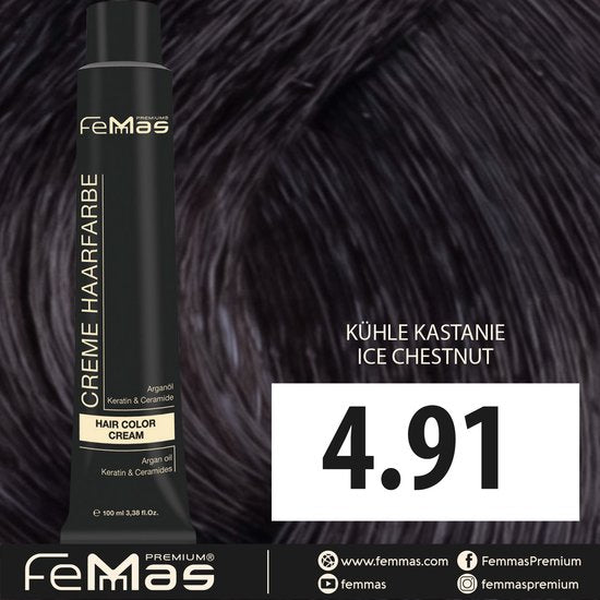 Femmas (4.91) - Haarverf - Medium goudbruin - 100ml