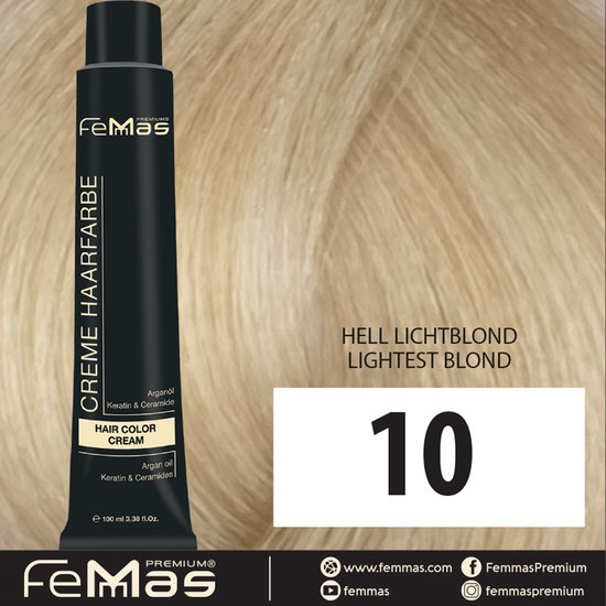 Femmas (10) - Haarverf - lichtste platinum blond 100ml