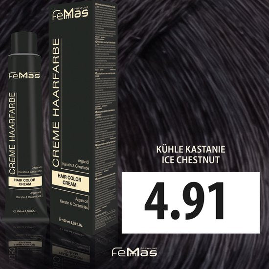 Femmas (4.91) - Haarverf - Medium goudbruin - 100ml