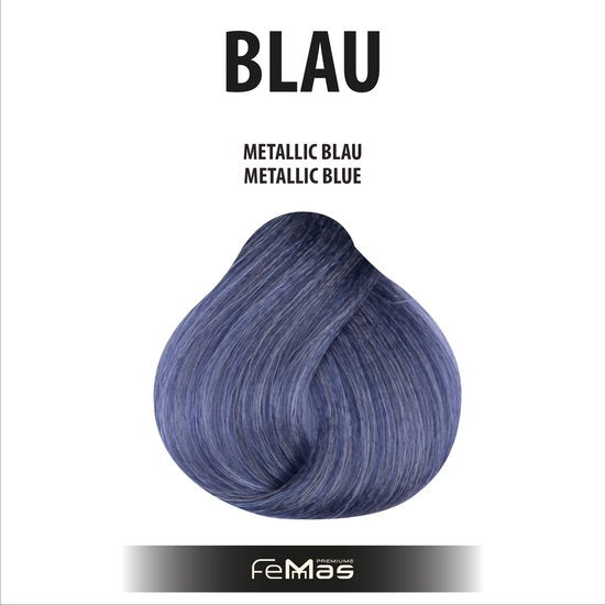 Femmas (Blauw) - Haarverf - Metallic - 100ml
