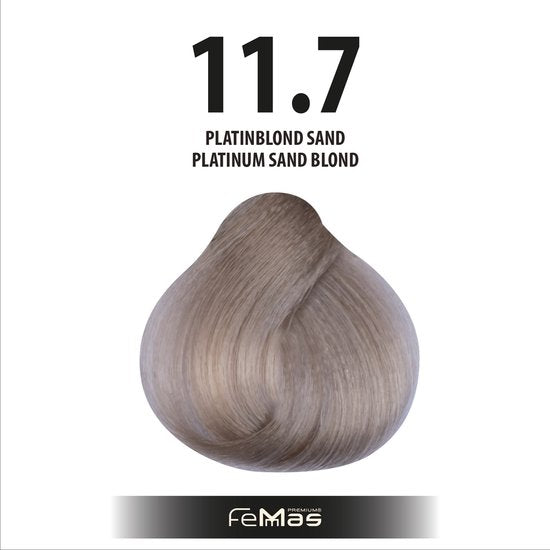 Femmas (11.7) - Haarverf - Platinablond Zand - 100ml