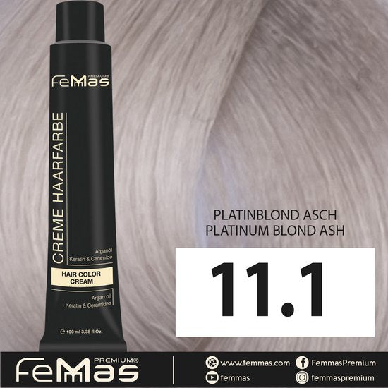 Femmas (11.1) - Haarverf - as platinablond - 100ml