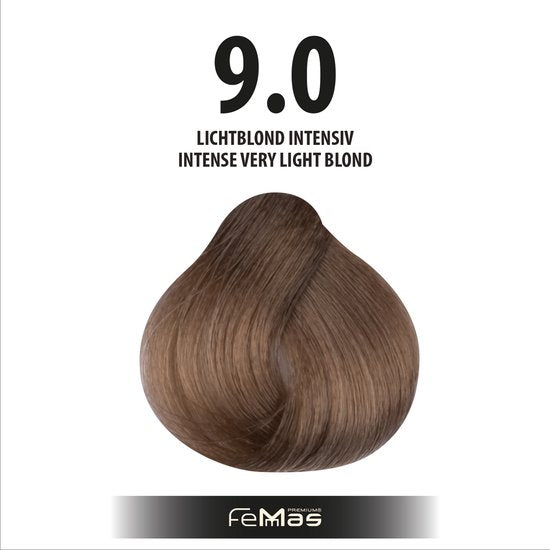 Femmas (9.0) - Haarverf - Lichtblond Intens - 100ml