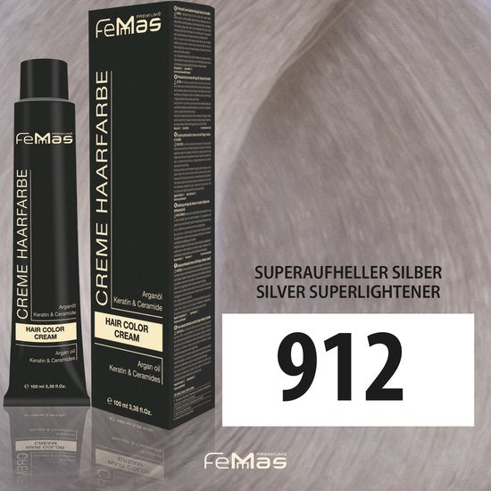 Femmas (912) - Haarverf - Super Brightener Zilver - 100ml