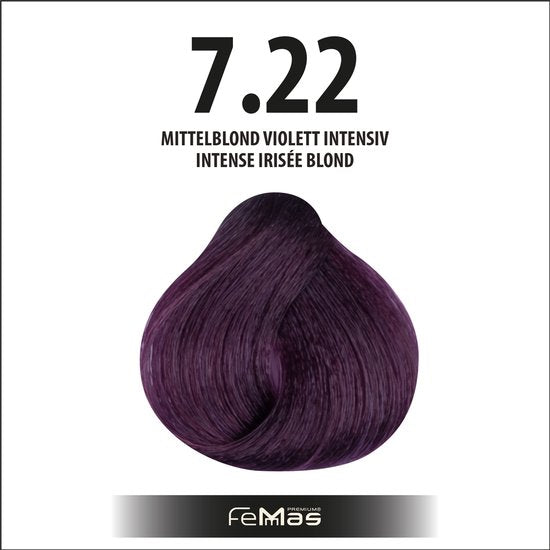 Femmas (7.22) - Haarverf - Middenblond Violet Intensief - 100ml