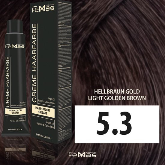 Femmas (5.3) - Haarverf - Licht Goudbruin - 100ml