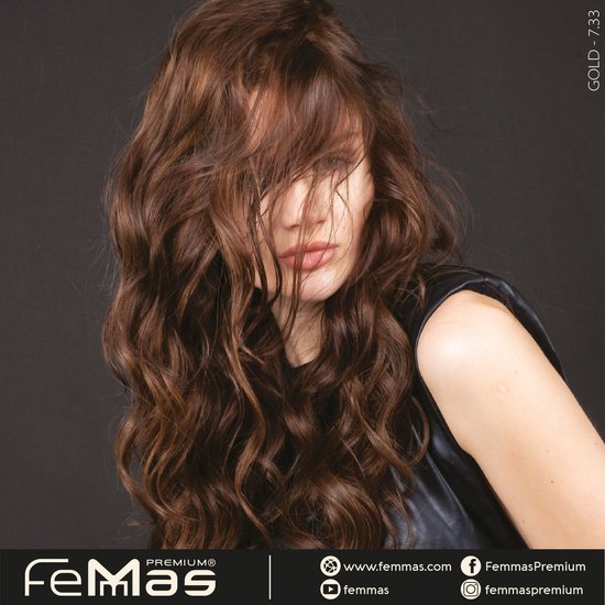 Femmas (7.33) - Haarverf - Medium Blond Goud Intens - 100ml