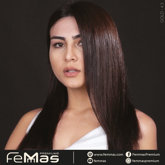 Femmas (4.3) - Haarverf - Medium goudbruin - 100ml