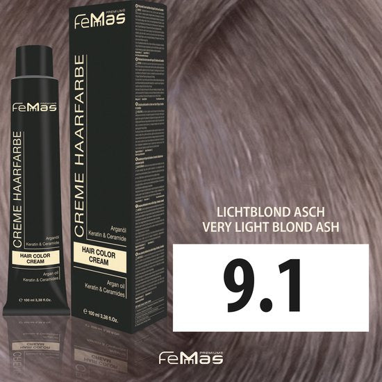 Femmas (9.1) - Haarverf - Lichtblond As - 100ml