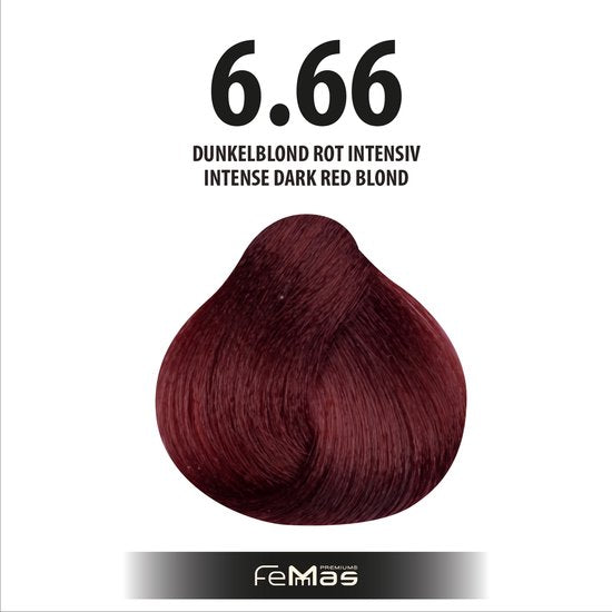 Femmas (6.66) - Haarverf - Intense Rode Donkerblond - 100ml