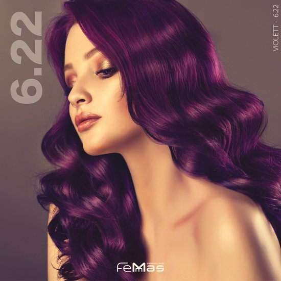 Femmas (6.22) - Haarverf - Intense violette donkerblond - 100ml