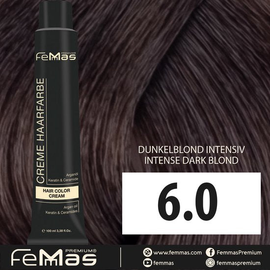 Femmas Haarverf 6.0 Donkerblond Intensief 100ml 1-pack