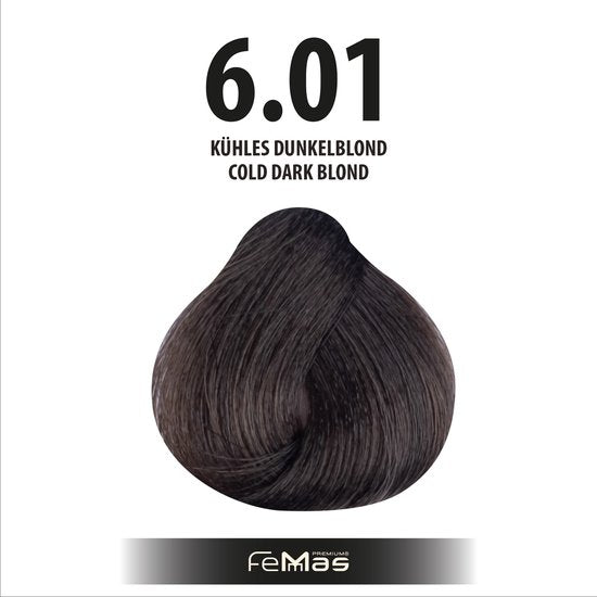 Femmas (6.01) - Haarverf - Koel Donkerblond - 100ml