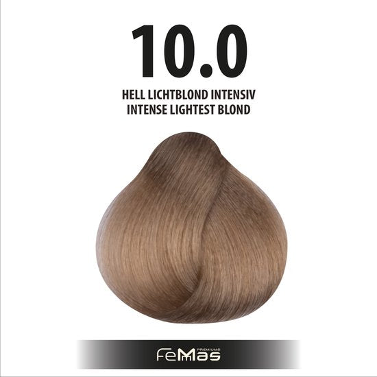Femmas (10.0) - Haarverf - Licht Blond Intens - 100ml
