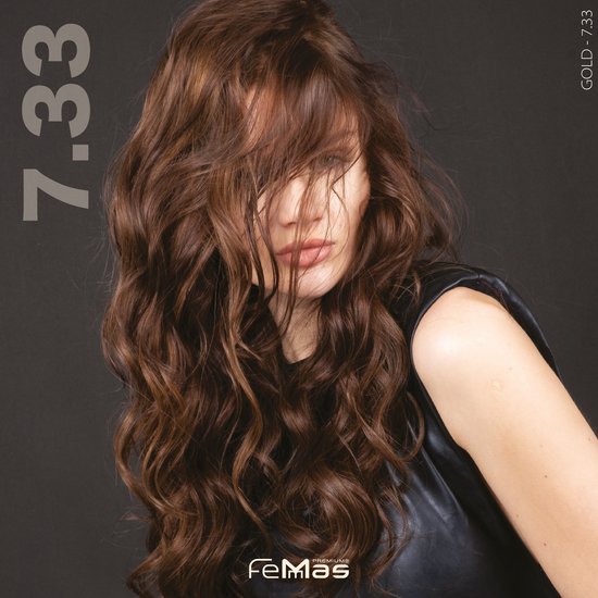 Femmas (7.33) - Haarverf - Medium Blond Goud Intens - 100ml