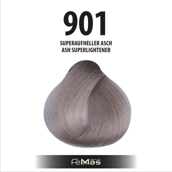 Femmas (901) - Haarverf - Super Brightener Ash - 100ml