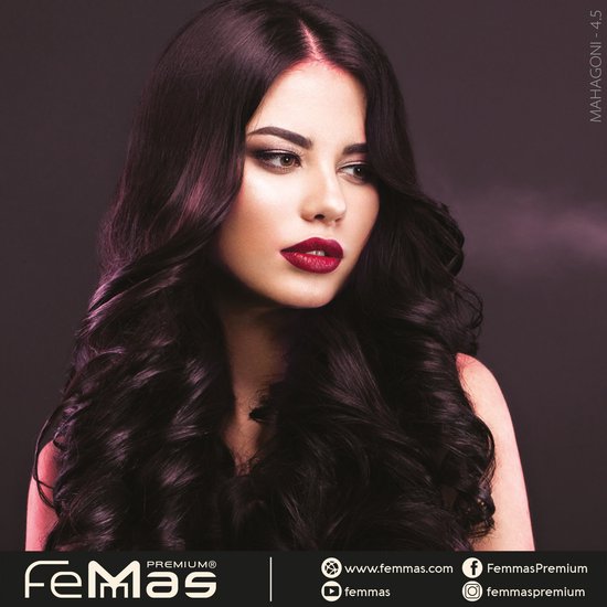 Femmas (4.5) - Haarverf -Medium mahoniebruin - 100ml