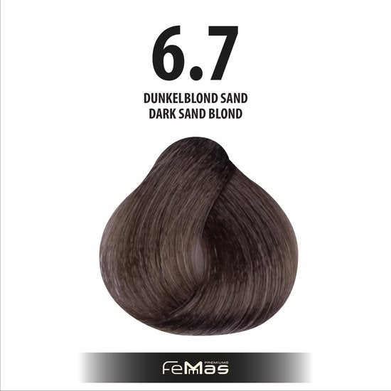 Femmas (6.7) - Haarverf - Donkerblond Zand 100ml