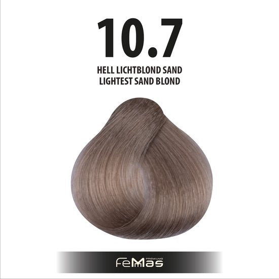 Femmas (10.7) - Haarverf - Licht Blond Zand - 100ml
