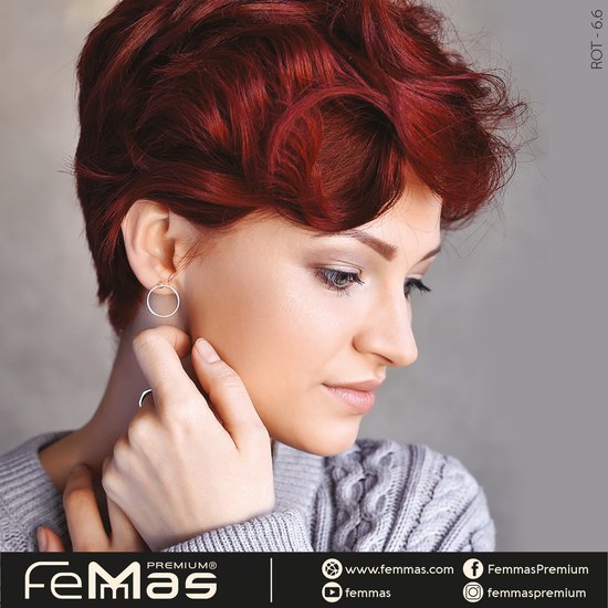 Femmas (6.6) - Haarverf - Donkerblond rood - 100ml