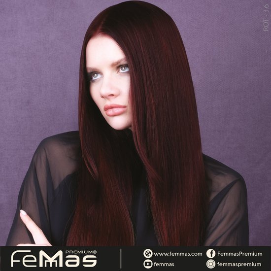 Femmas (3.6) - Haarverf - Donkerbruin Rood - 100ml