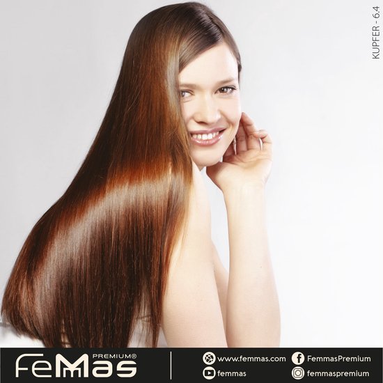 Femmas (6.4) - Haarverf - Donkerblond Koper - 100ml