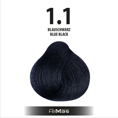 Femmas (1.1) - Haarverf - Blauw Zwart - 100ml