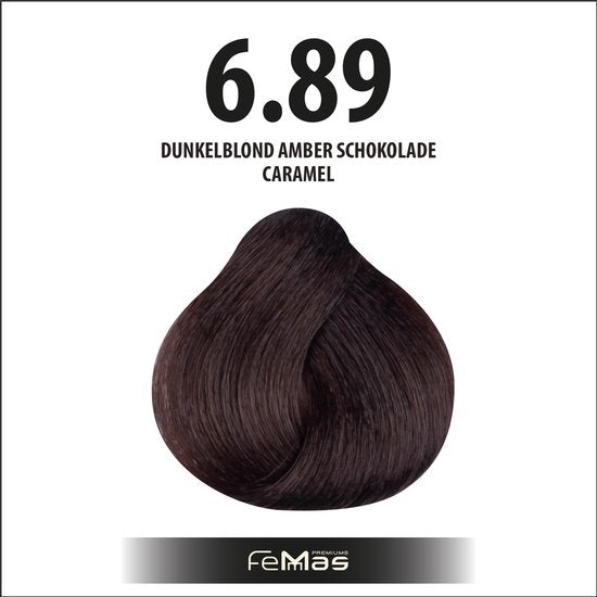 Femmas (6.89) - Haarverf - Donkere Chocolade Amber Blonde - 100ml