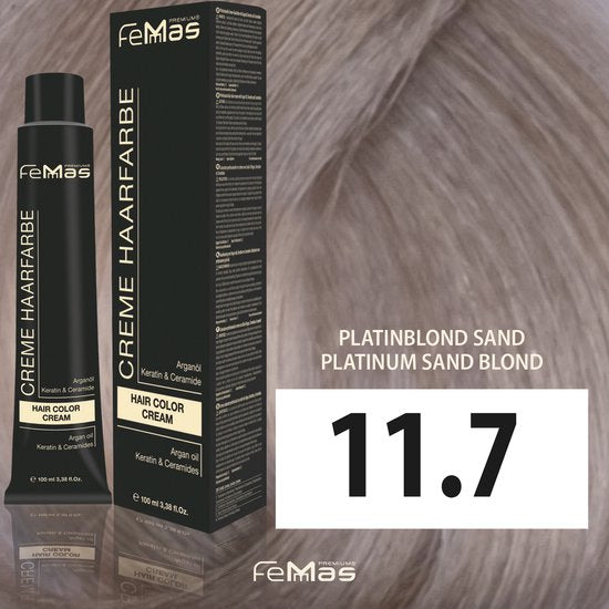Femmas (11.7) - Haarverf - Platinablond Zand - 100ml