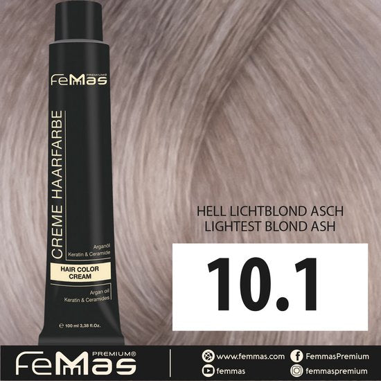 Femmas (10.1) - Haarverf - Licht Lichtblond As - 100ml