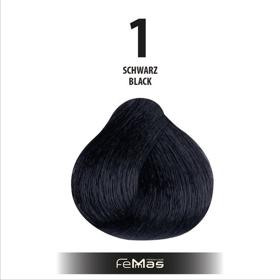 Femmas (1) - Haarverf - Zwart - 100ml