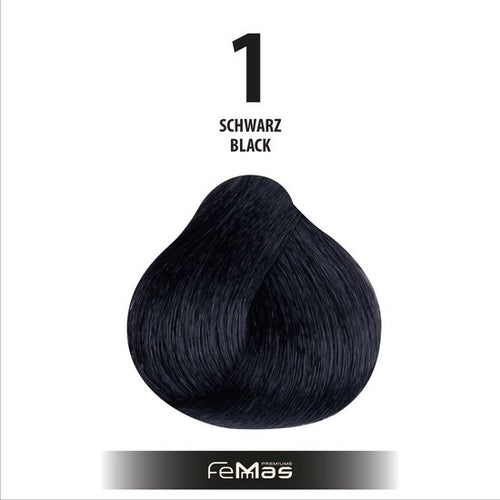 Femmas (1) - Haarverf - Zwart - 100ml