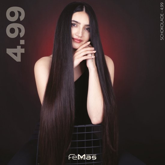 Femmas (4.99) - Haarverf - Intense chocolade middenbruine - 100ml