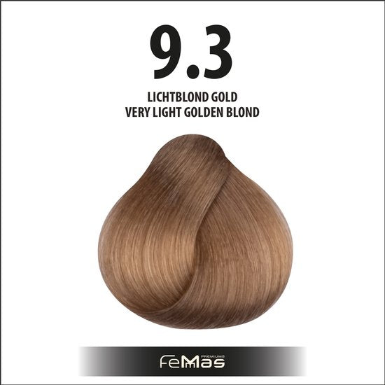 Femmas (9.3) - Haarverf - Lightlond Gold - 100ml