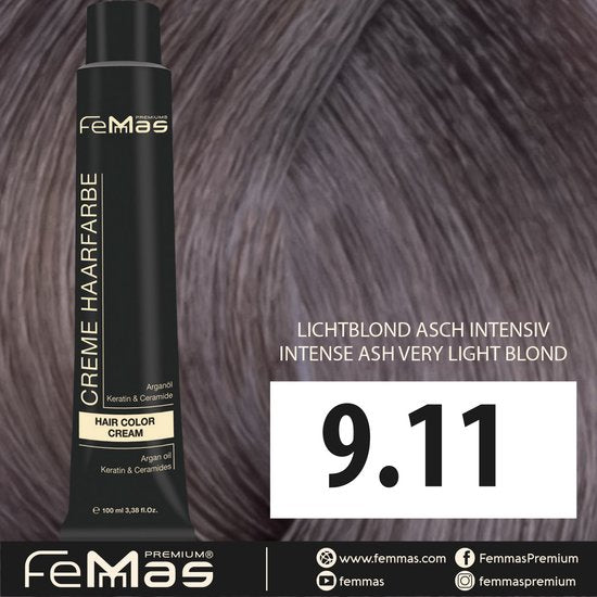 Femmas (9.11) - Haarverf - Lichtblond As Intensief - 100ml