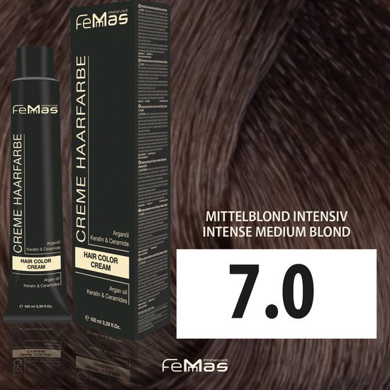 Femmas (7.0) - Haarverf - Middenblond Intensief 100ml