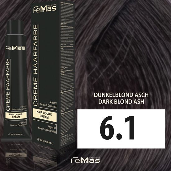Femmas (6.1) - Haarverf - Donkere asblond - 100ml