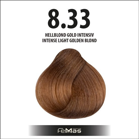 Femmas (8.33) - Haarverf - Lichtblond Goud - 100ml