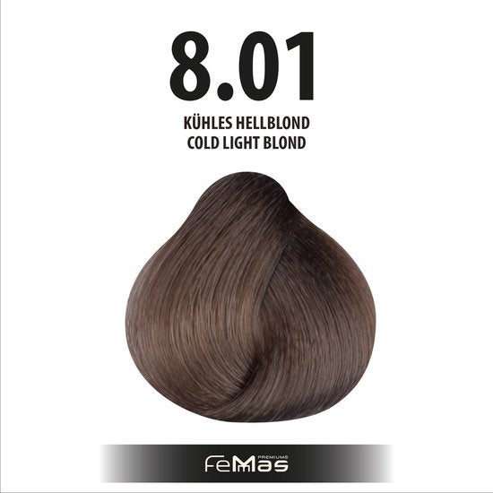 Femmas (8.01) - Haarverf - Koel Lichtblond - 100ml