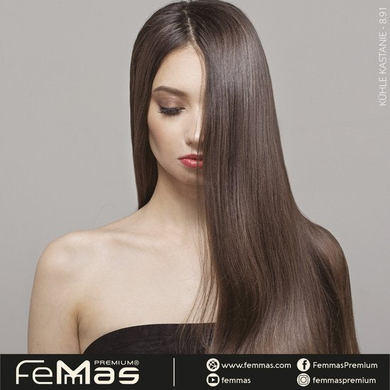 Femmas (8.91) - Haarverf - Lichtblond Koel Kastanje - 100ml