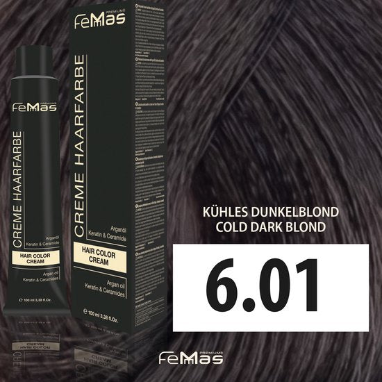 Femmas (6.01) - Haarverf - Koel Donkerblond - 100ml