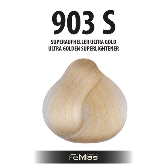 Femmas (903S) - Haarverf - Super Brightener Ultra Goud - 100ml